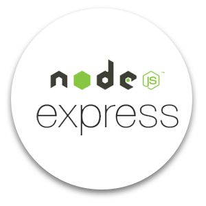 nodejs and express web logo